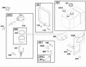 Page R Diagram and Parts List for 32K437-0112-01  Briggs and Stratton Engine